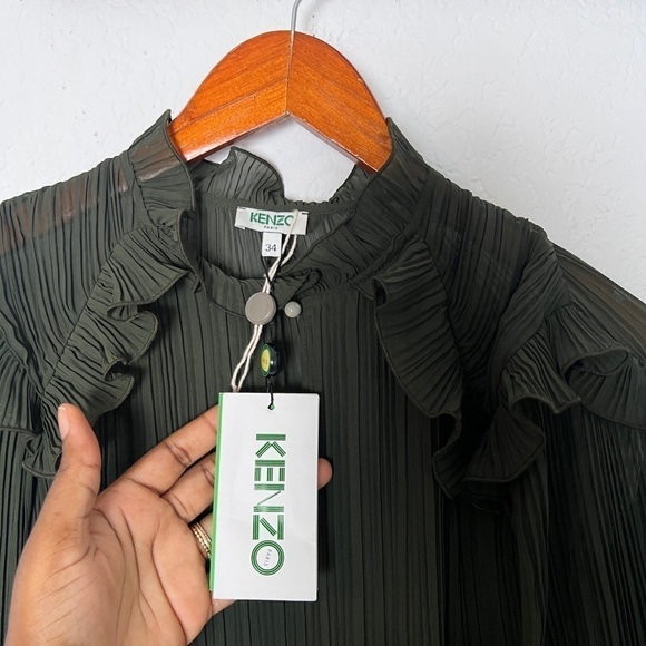 Kenzo Micro-Pleated Dress - Picture 4 of 12